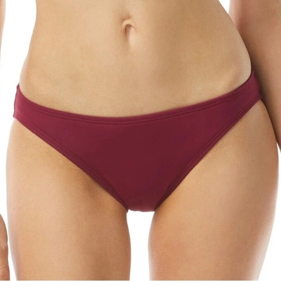 Michael Kors Hipster Bikini Bottom Swimsuit Ruby Red size XS NWT - Picture 1 of 8